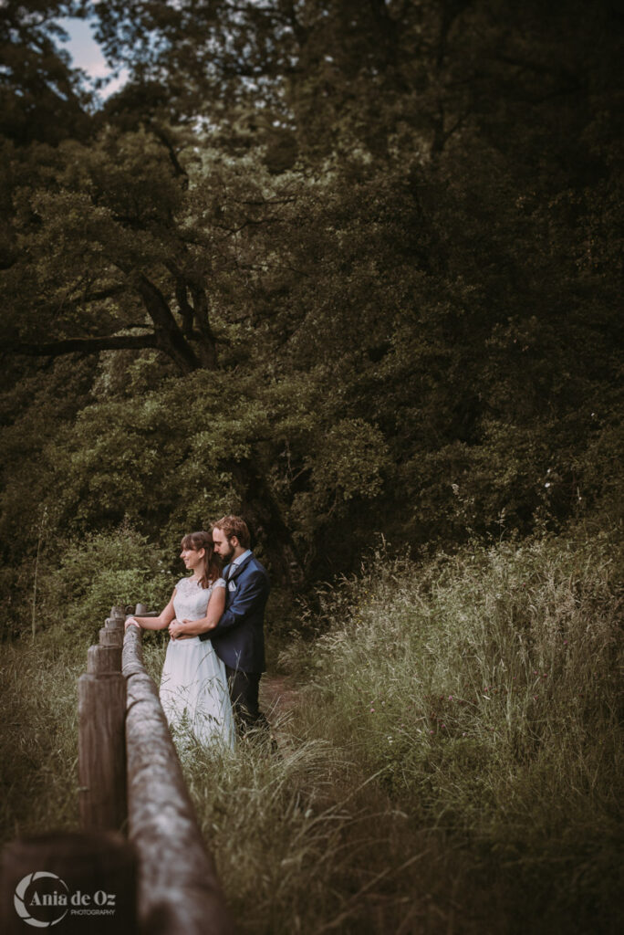 Postboda en el campo